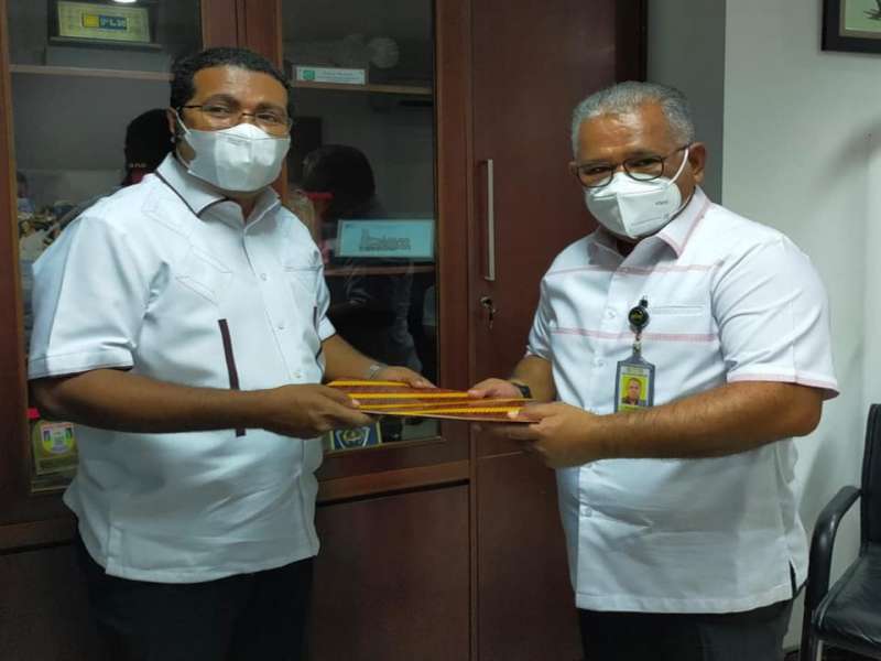 BUPATI BIAK NUMFOR BERTEMU DEPUTI I KSP DI JAKARTA MINTA DUKUNGAN PERCEPATAN PEMBANGUNAN