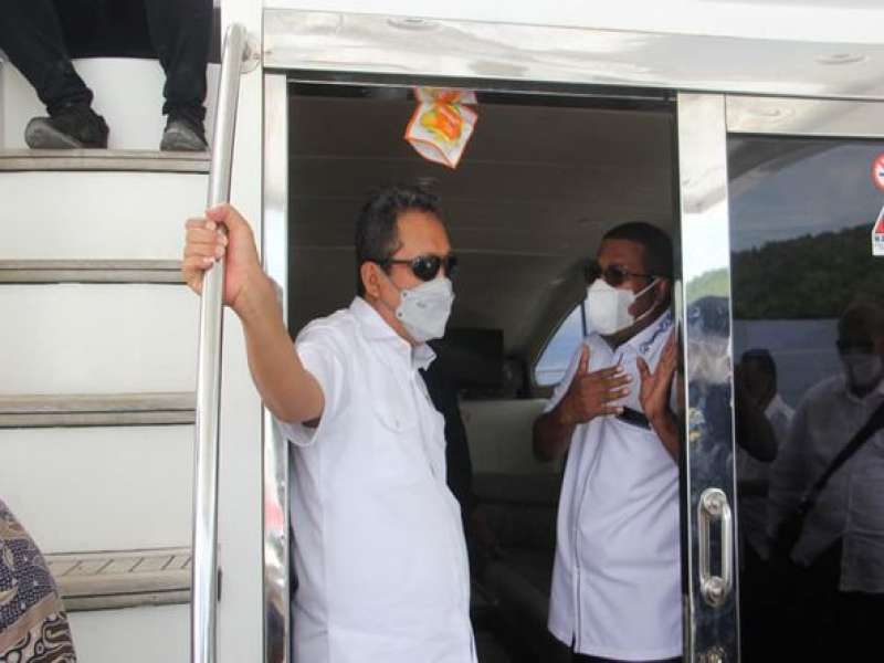 Kedatngan Menteri Perikanan dan Kelautan di Kab Biak Numfor 