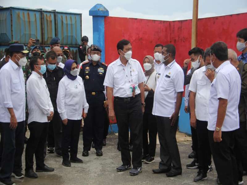 Kunjungan Menko MARVES, Menteri Perhubungan, Menteri Perikanan terkait Investasi Perikanan di Kab Bi