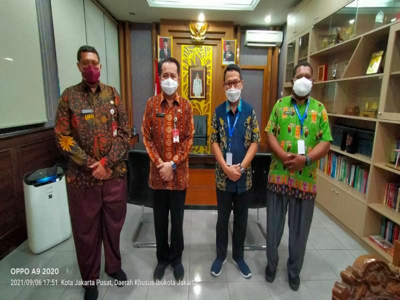 Kadis DPMPTSP bertemu Kaban Litbang Kemendagri terkait INOVASI DAERAH 