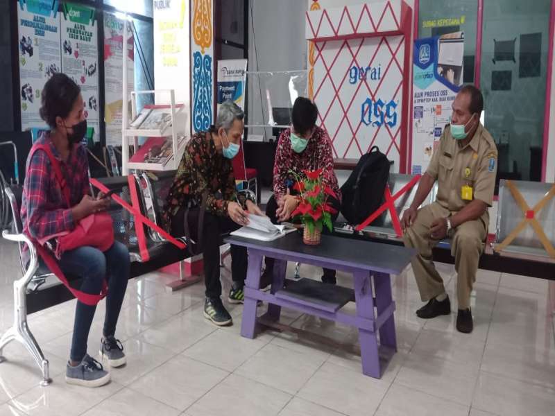 Kunjungan Tim KPK RI ke DPMPTSP dalam rangka sosialisasi SPI