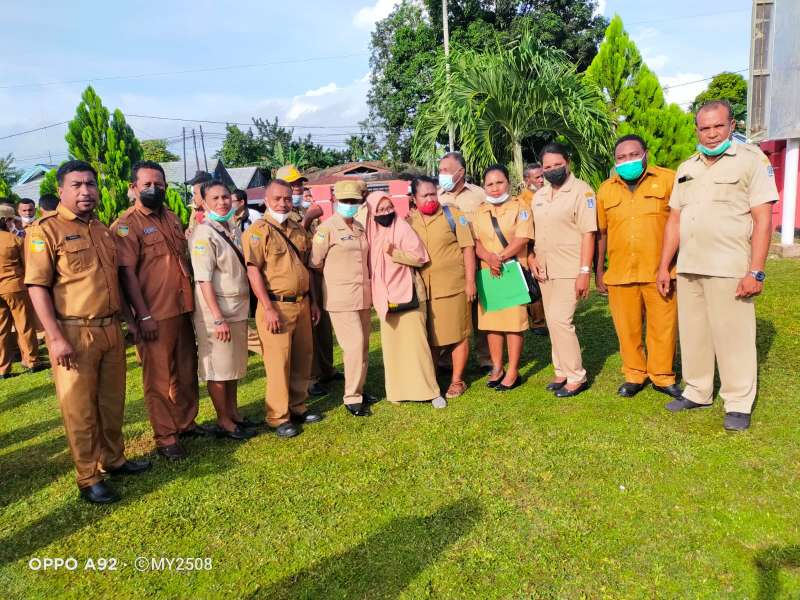 Kegiatan Rutin Apel Gabungan ASN Se Kab Biak Numfor 