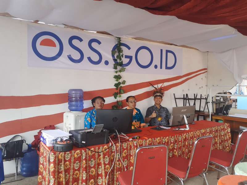 PELAYANAN PERBANTUAN PENERBITAN NIB DALAM PAMERAN PEMBANGUNAN DAN UMKM KABUPATEN BIAK NUMFOR TAHUN 2