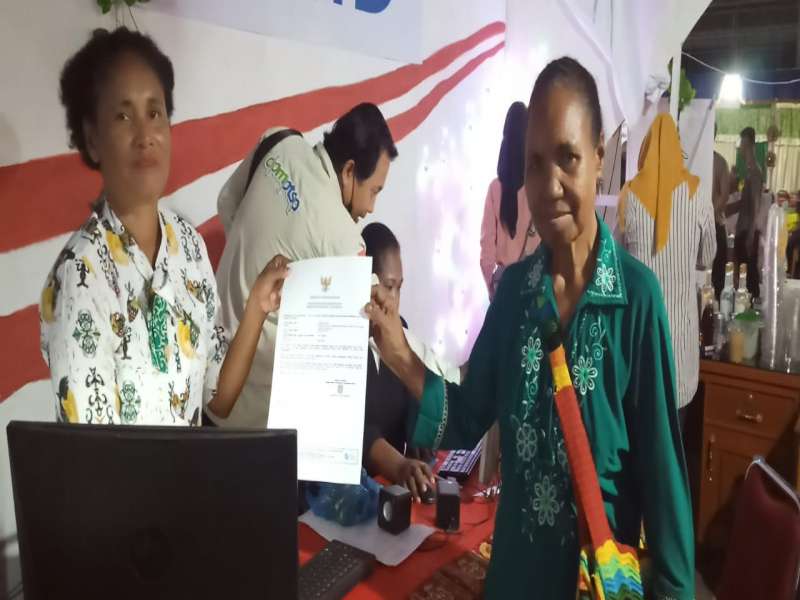 PERBANTUAN PENERBITAN NIB PADA SEKTOR UMKM MAMA MAMA PAPUA 15 MENIT JADI DITEMPAT 