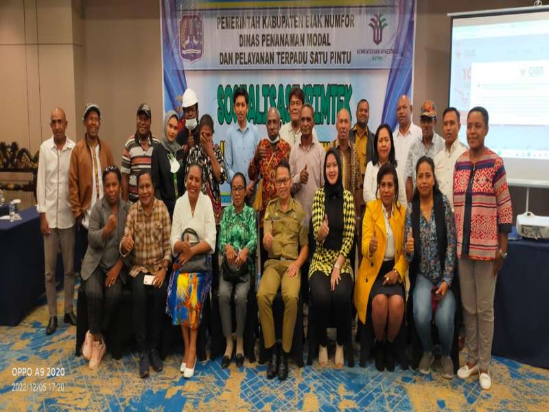 KEGIATAN SOSIALISASI DAN BINTEK IMPLEMENTASI OSS RBA KE 5 UTK PARA PENGUSAHA KONSTRUKSI THN 2022